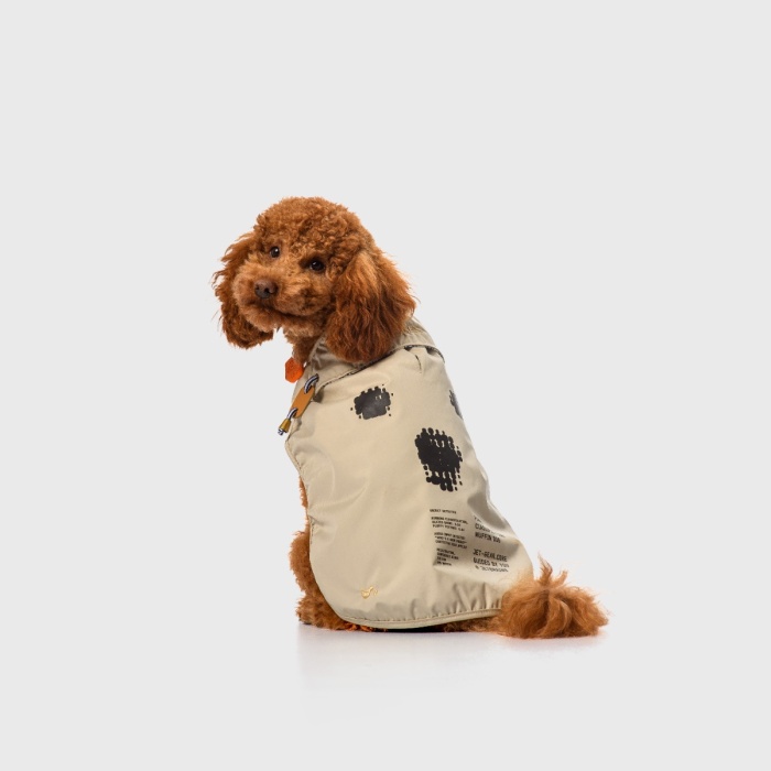 Muffin-Dog Raincoat Beige